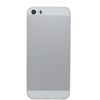 Original Back Panel Comfortable for iPhone 5S (Silver Gray)